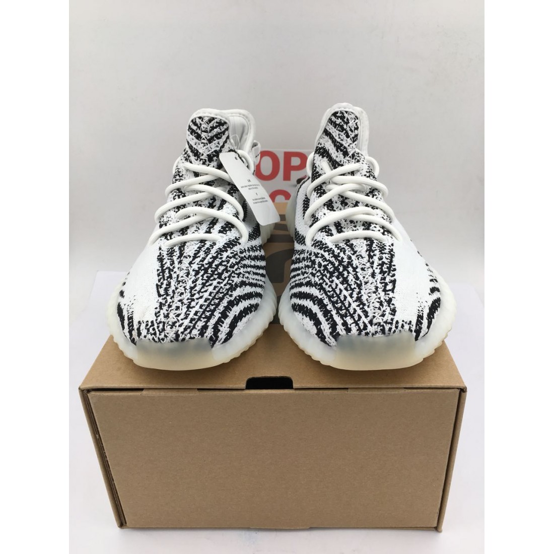 yeezy zebra real